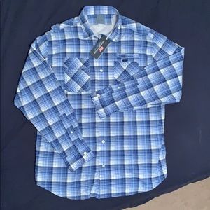 Vineyard Vines Harbor Shirt Bighorn Large NWT
